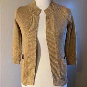 J. Crew Gold Women's Cardigan Sweater
